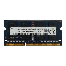 رم لپ تاپ 8 گیگ SK Hynix DDR3-PC3L-1600-12800 MHZ 1.35V شش ماه گارانتی