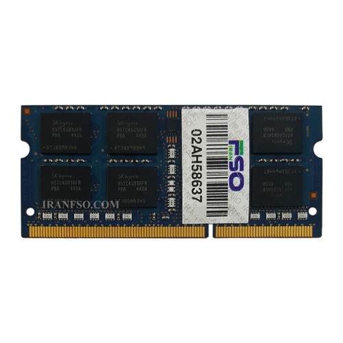 رم لپ تاپ 8 گیگ SK Hynix DDR3-PC3L-1600-12800 MHZ 1.35V شش ماه گارانتی