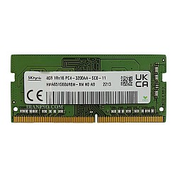 رم لپ تاپ 4 گیگ SK Hynix DDR4-3200 MHZ 1.2V شش ماه گارانتی