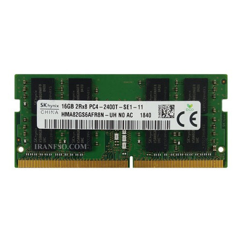 رم لپ تاپ 16 گیگ SK Hynix DDR4-2400 MHZ 1.2V یکسال گارانتی