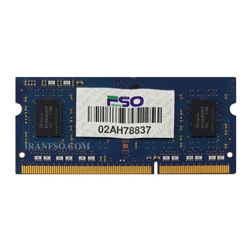رم لپ تاپ 4 گیگ SK Hynix DDR3-1600-12800 MHZ 1.5V شش ماه گارانتی