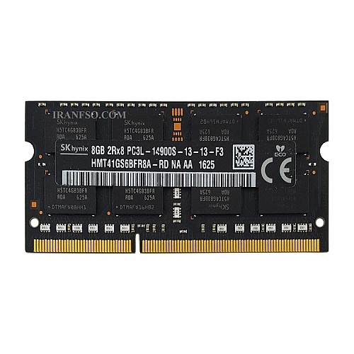 رم لپ تاپ 8 گیگ SK Hynix DDR3-PC3L-1866-14900 MHZ 1.35V شش ماه گارانتی