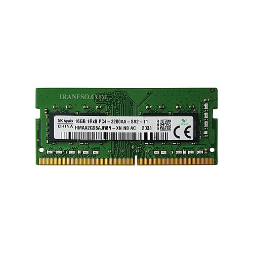 رم لپ تاپ 16 گیگ SK Hynix DDR4-3200 MHZ 1.2V یک سال گارانتی