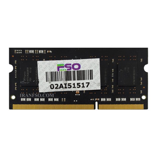 رم لپ تاپ 4 گیگ SK Hynix DDR3-PC3L 1600-12800 MHz 1.35V یک سال گارانتی