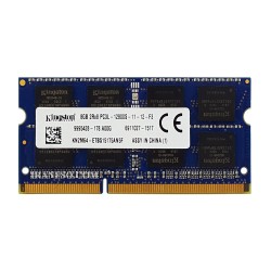 رم لپ تاپ 8 گیگ Kingston DDR3-PC3L-1600-12800 MHZ 1.35V یک سال گارانتی