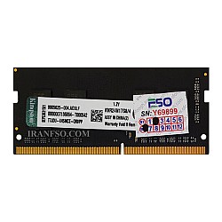 رم لپ تاپ 4 گیگ Kingston DDR4-2400 MHZ 1.2V یک سال گارانتی
