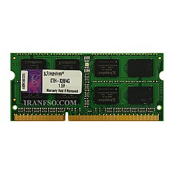 رم لپ تاپ 4 گیگ Kingston DDR3 1600-12800 MHZ 1.5V شش ماه گارانتی