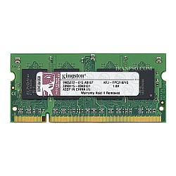 رم لپ تاپ 1 گیگ Kingston DDR2 667-5300 MHz 1.8V سه ماه گارانتی