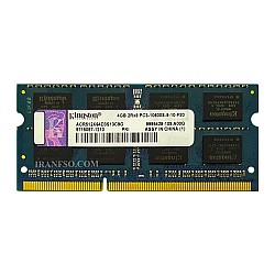 رم لپ تاپ 4 گیگKingston DDR3-1333-10600-MHZ 1.5V یک سال گارانتی