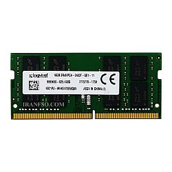 رم لپ تاپ 16 گیگ Kingston DDR4-2400 MHZ 1.2V یک سال گارانتی