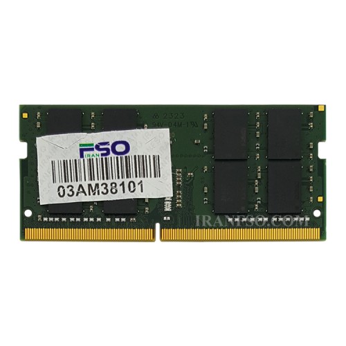 رم لپ تاپ 16 گیگ Kingston DDR4-2666 MHZ 1.2V یک سال گارانتی