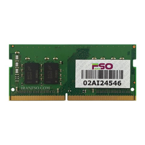 رم لپ تاپ 8 گیگ Kingston DDR4-2666 MHZ 1.2V یک سال گارانتی