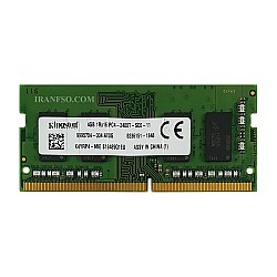 رم لپ تاپ 4 گیگ Kingston DDR4-2400 MHz 1.2V شش ماه گارانتی