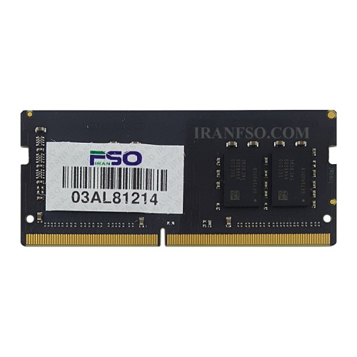 رم لپ تاپ 8 گیگ Kingston DDR4-3200 MHz 1.2V دو سال گارانتی