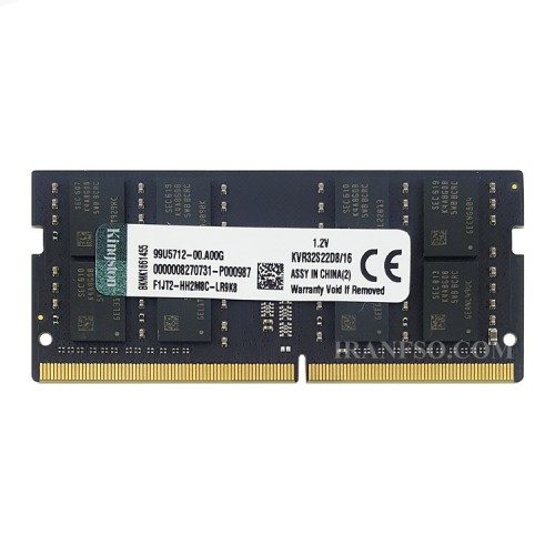 رم لپ تاپ 16 گیگ Kingston DDR4-3200 MHz 1.2V دو سال گارانتی