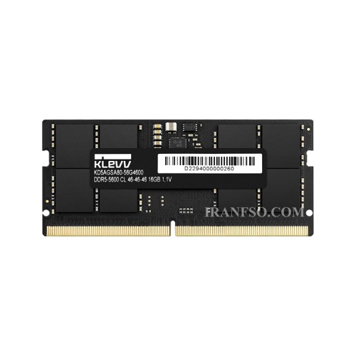 رم لپ تاپ 16 گیگ Klevv DDR5-5600 MHz 1.1V یکسال گارانتی افق