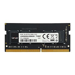 رم لپ تاپ 8 گیگ Lexar DDR4-2666 MHZ 1.2V یک سال گارانتی