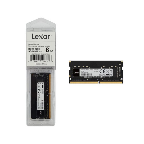 رم لپ تاپ 8 گیگ Lexar DDR4-3200 MHZ 1.2V گارانتی حامی