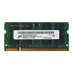 رم لپ تاپ 2 گیگ Micron Technology DDR2-667-5300 MHz 1.8V سه ماه گارانتی