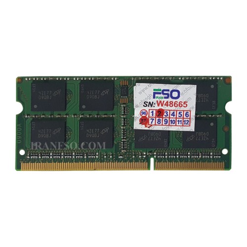 رم لپ تاپ 8 گیگ Micron Technology DDR3-PC3L-1600 -12800 MHZ 1.35V