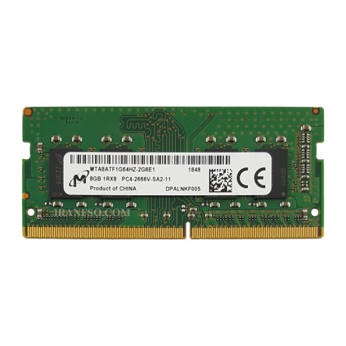 رم لپ تاپ 8 گیگ Micron Technology DDR4-2666 MHZ 1.2V شش ماه گارانتی