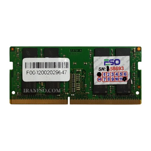 رم لپ تاپ 16 گیگ Micron Technology DDR4-2666 MHZ 1.2V یک سال گارانتی