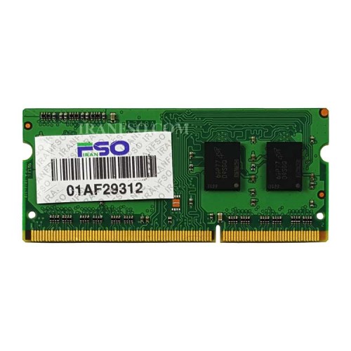 رم لپ تاپ 4 گیگ Micron Technology DDR3-PC3L-1866-14900 MHZ 1.35V شش ماه گارانتی