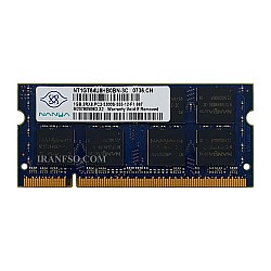 رم لپ تاپ 1 گیگ Nanya DDR2-667-5300 MHZ 1.8V سه ماه گارانتی