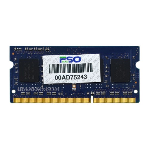 رم لپ تاپ 4 گیگ Nanya DDR3-PC3L 1600-12800 MHz 1.35V شش ماه گارانتی