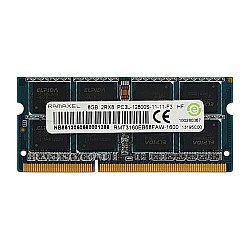 رم لپ تاپ 8 گیگ Ramaxel DDR3-PC3L-1600-12800 MHZ 1.35V شش ماه گارانتی