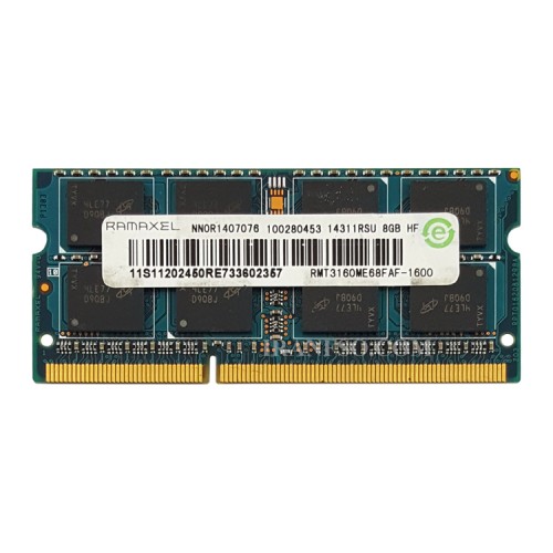 رم لپ تاپ 8 گیگ Ramaxel DDR3 1600-12800 MHz 1.5V یک سال گارانتی