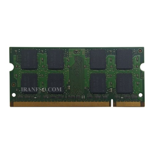 رم لپ تاپ 2 گیگ سامسونگ DDR2 800-6400 MHZ 1.8V سه ماه گارانتی