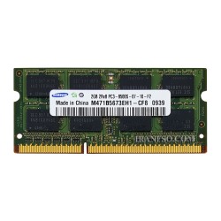 رم لپ تاپ 2 گیگ Samsung DDR3-8500-1066 MHZ 1.5V سه ماه گارانتی