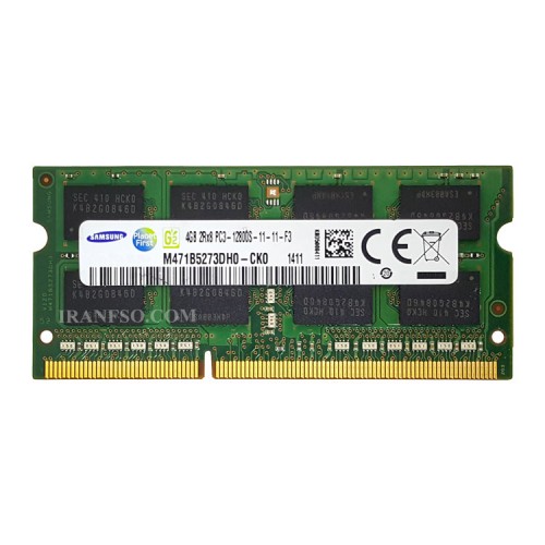 رم لپ تاپ 4 گیگ Samsung DDR3-1600-12800 MHZ 1.5V