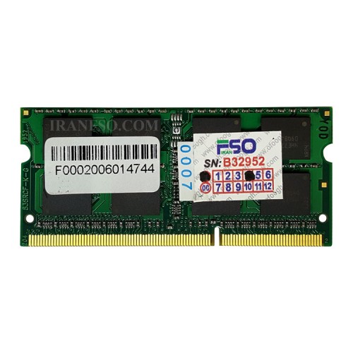 رم لپ تاپ 8 گیگ سامسونگ DDR3-1600-12800 MHZ 1.5V
