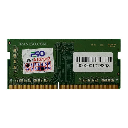 رم لپ تاپ 4 گیگ Samsung DDR4-2666 MHZ 1.2V