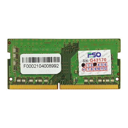 رم لپ تاپ 8 گیگ سامسونگ DDR4-2400 MHZ 1.2V شش ماه گارانتی
