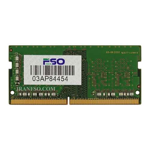 رم لپ تاپ 4 گیگ سامسونگ DDR4 3200 MHz 1.2V یک سال گارانتی