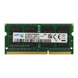رم لپ تاپ 8 گیگ سامسونگ DDR3-PC3L 1600-12800 MHZ 1.35V یکسال گارانتی-با پک