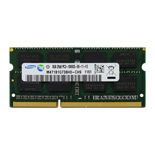 رم لپ تاپ 8 گیگ سامسونگ DDR3 1333-10600 MHz 1.5V دو سال گارانتی