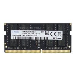 رم لپ تاپ 8 گیگ Samsung DDR4-3200 MHZ 1.2V دو سال گارانتی
