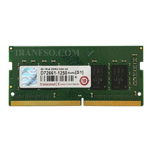 رم لپ تاپ 4 گیگ Transcend DDR4-2400 MHZ 1.2V