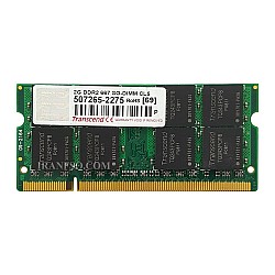 رم لپ تاپ 2 گیگ Transcend DDR2-667-5300 MHZ 1.8V سه ماه گارانتی