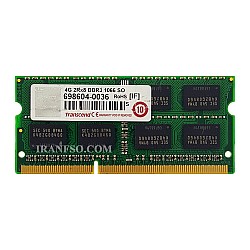 رم لپ تاپ 4 گیگ Transcend DDR3-1066-8500 MHZ 1.5V شش ماه گارانتی