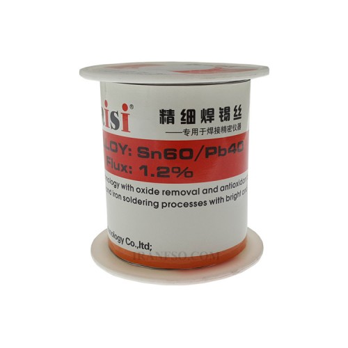 سیم قلع 0.6 میلیمتر KAISI 140gr-Sn60-Pb40 فلکس 1.2 درصد