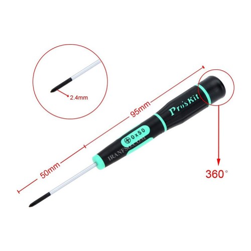 پیچ گوشتی ProsKit SD-081-P3 0x50mm چهارسو