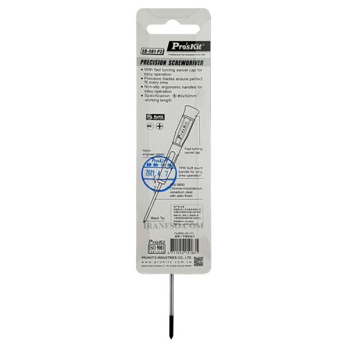 پیچ گوشتی ProsKit SD-081-P3 0x50mm چهارسو