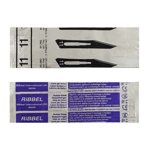 تیغ کاتر NO.11 کوچک Ribbel 42x6mm برای دسته تیغ 3mm