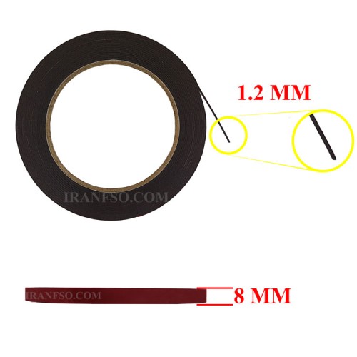 چسب دور تاچ و ال سی دی 8mmx1.2mm