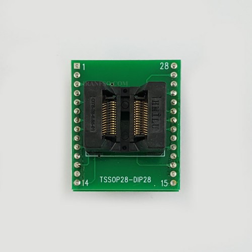 تبدیل پروگرمر 28 پایه ZIF TSSOP28-DIP28 0.65